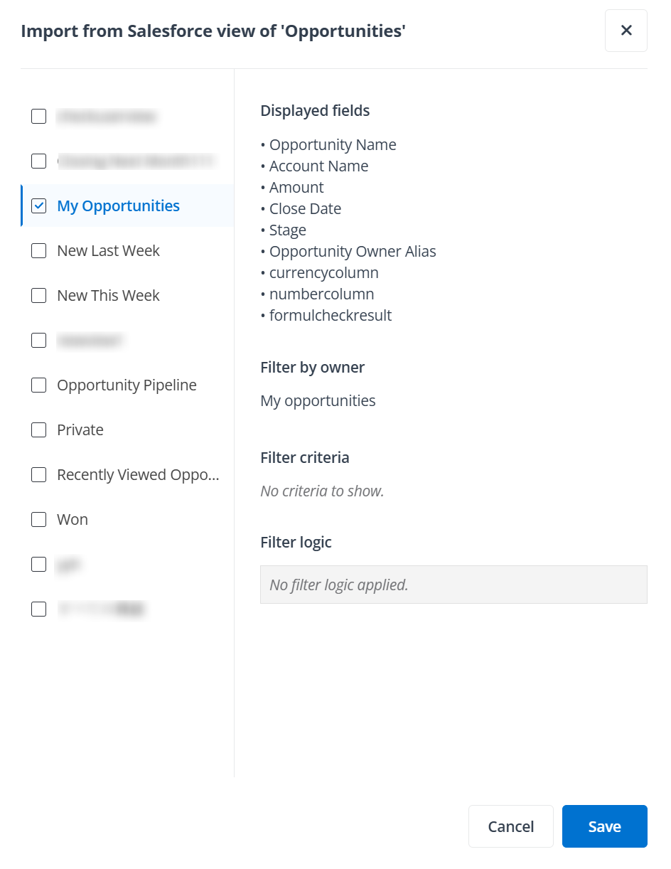Details of the object views in end user portal/Teams app.
