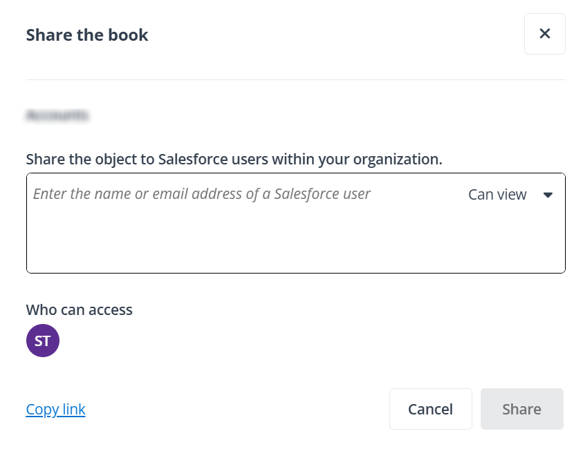 Share the book window in end user portal/Teams app.