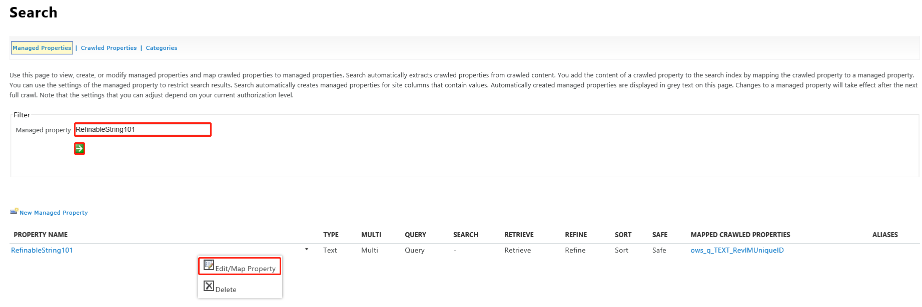 Add and edit property.