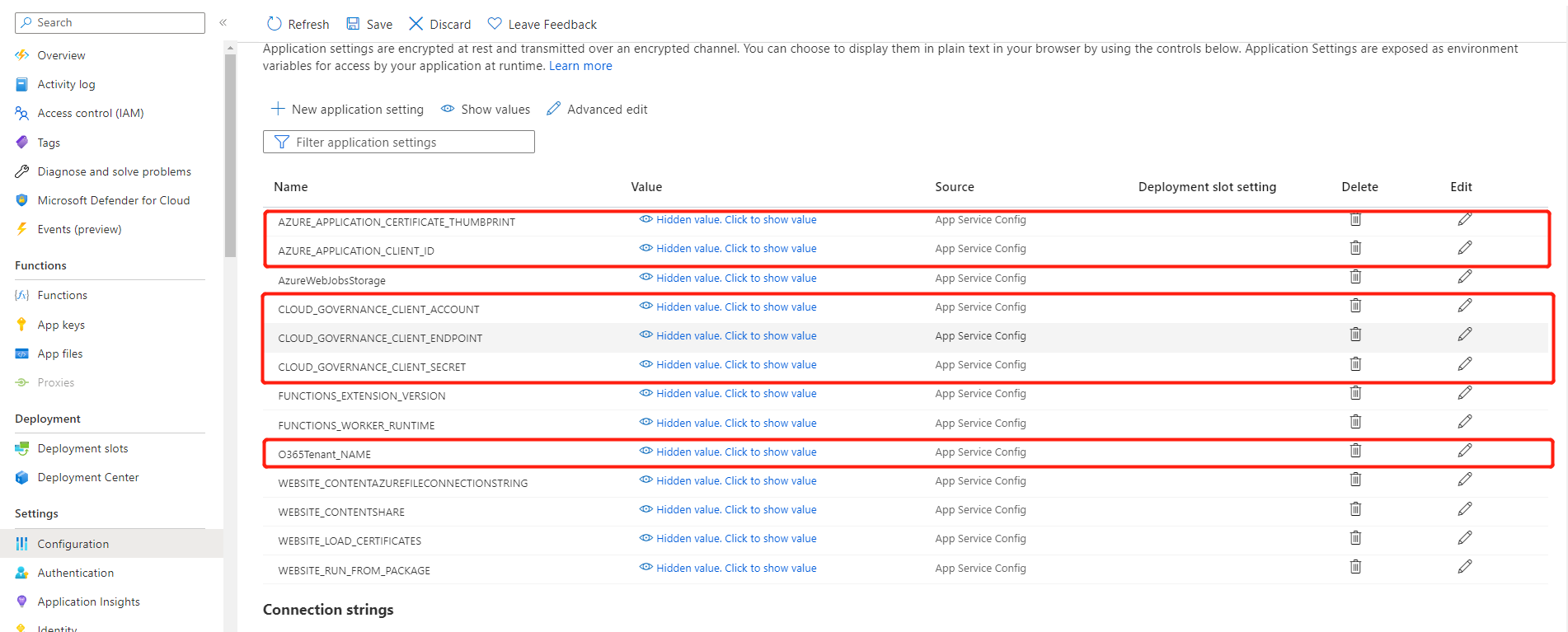 Added application settings.
