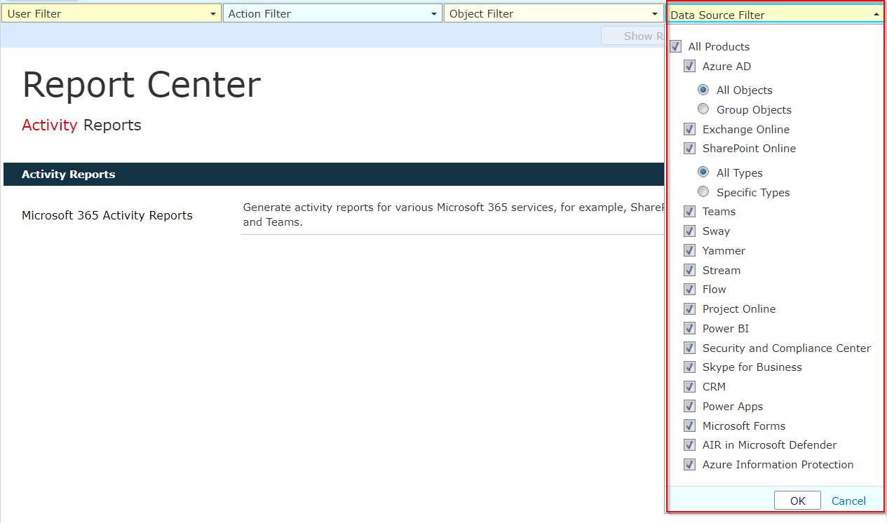 The Data Source Filter.