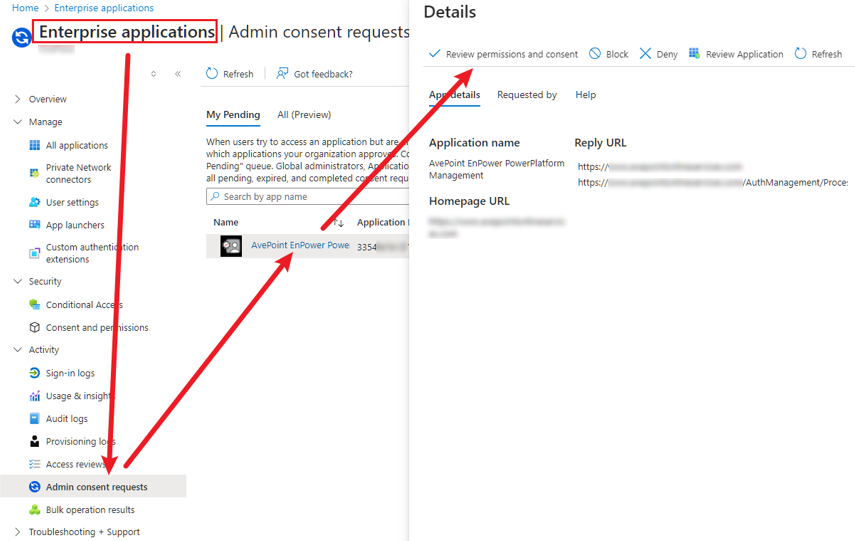 Review permissions and consent to the app.
