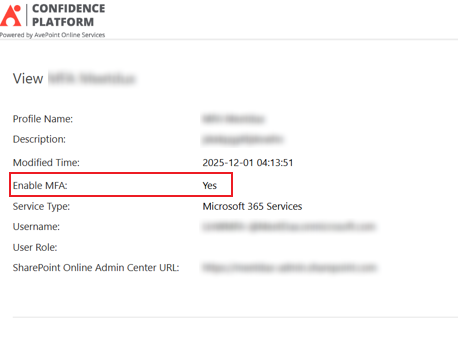 A classic MFA service account.