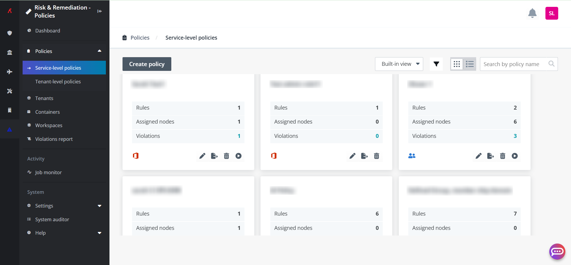 Create policies and rules 