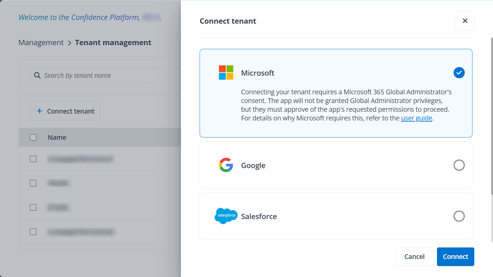 Connect to a Microsoft 365 tenant 