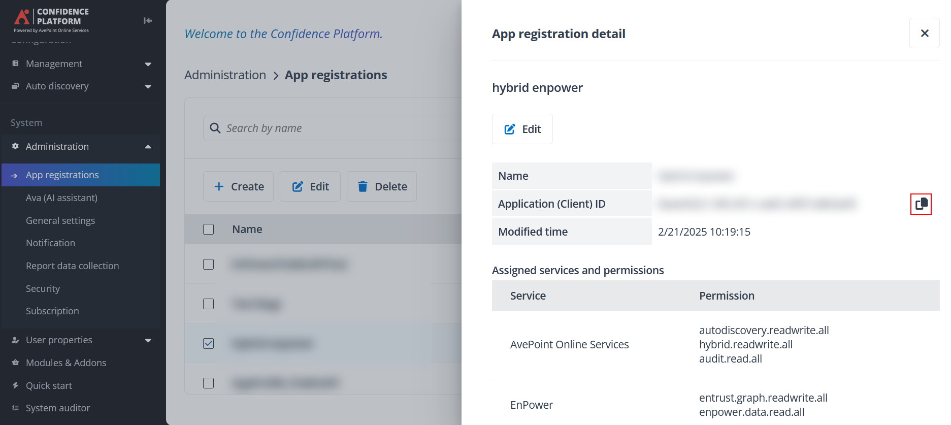 Find your application ID