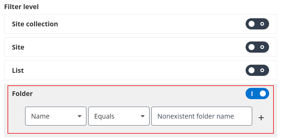 Filter policy. Filter policy.