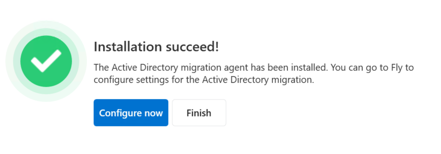 Installation succeed.