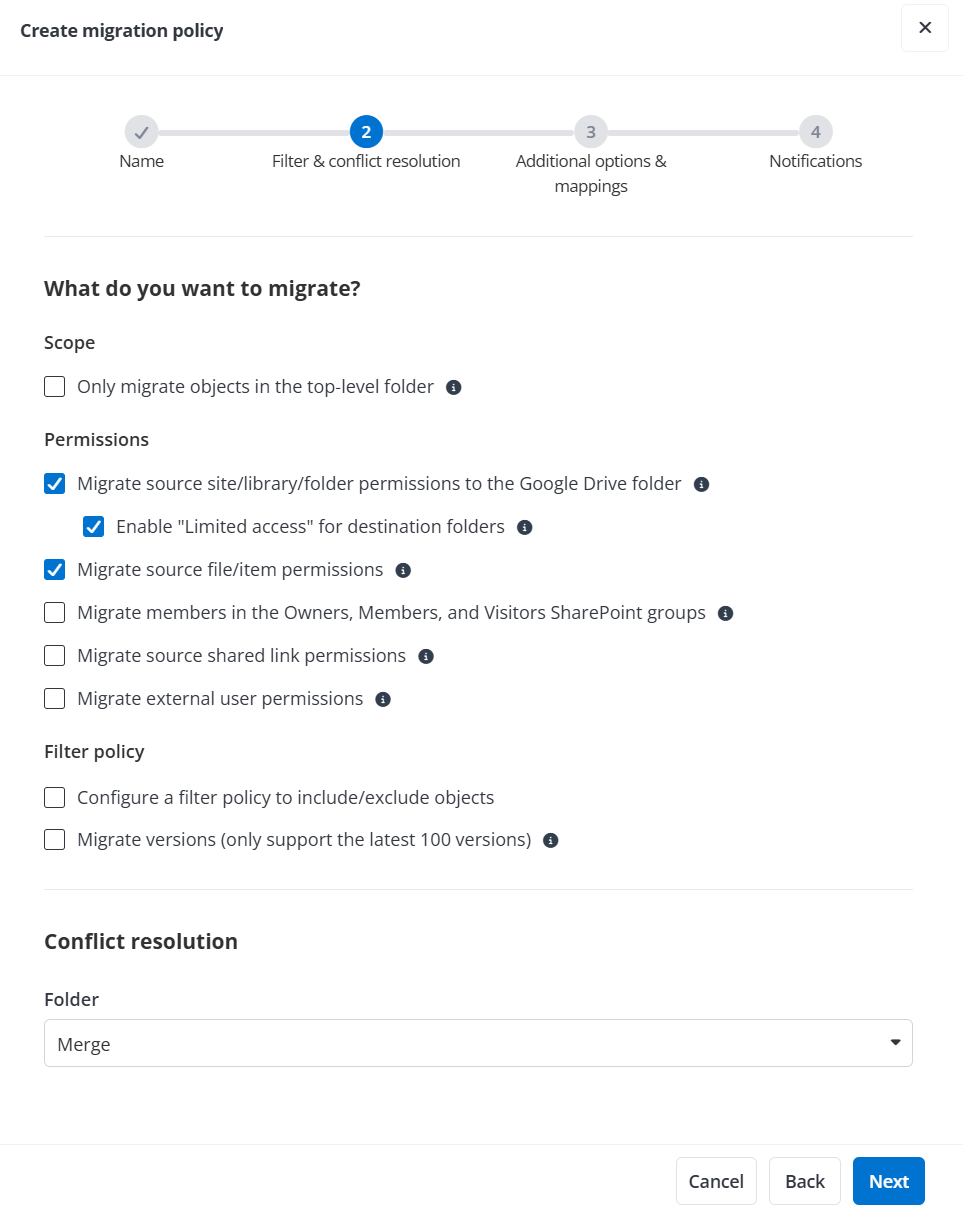 SharePoint data that will be migrated. SharePoint data that will be migrated.