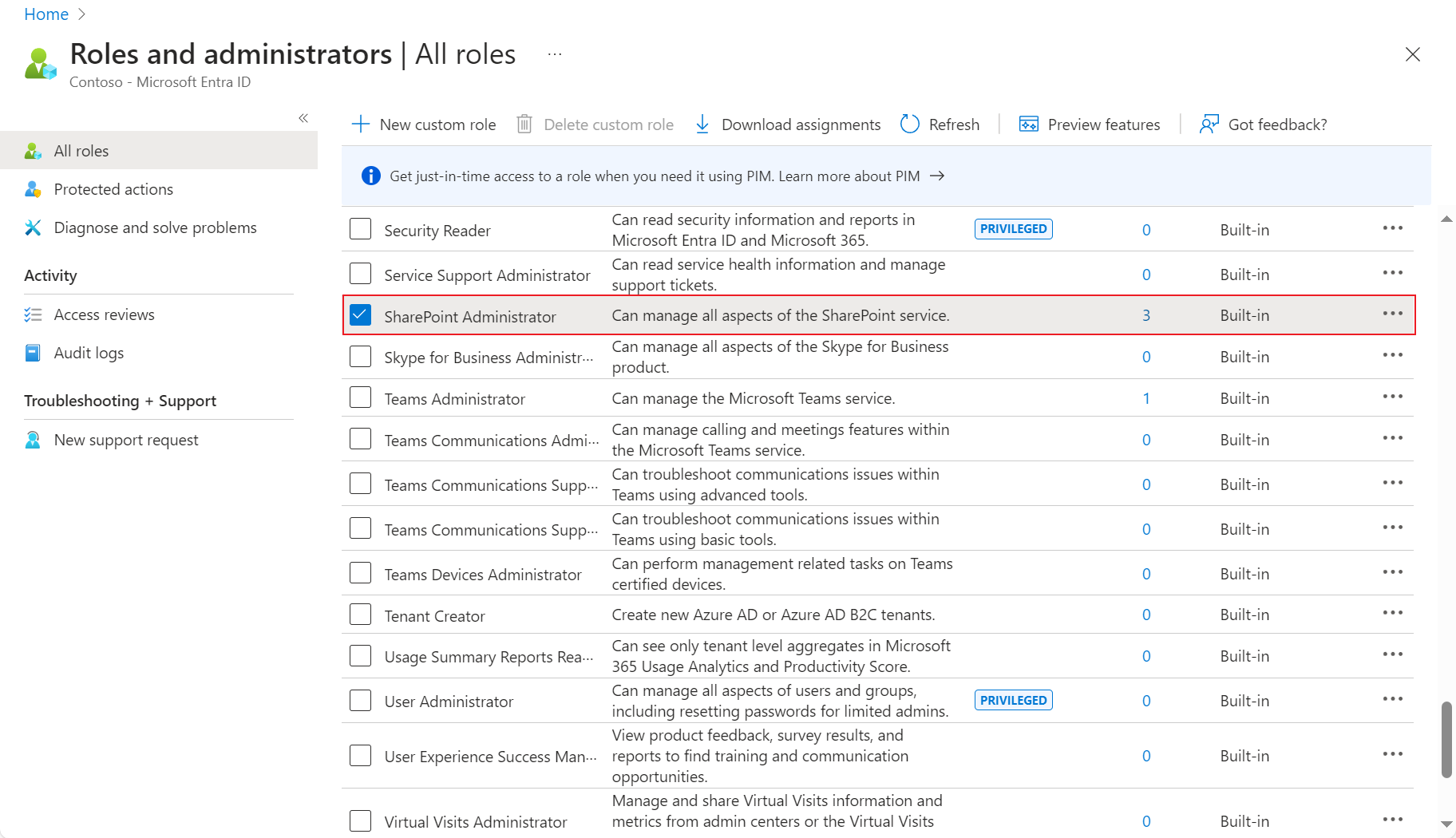 SharePoint Administrator. SharePoint Administrator.