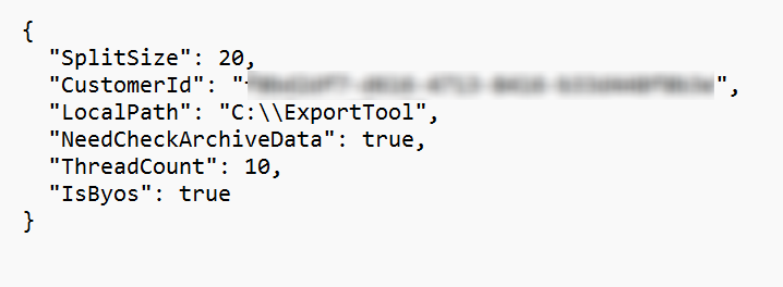 A sample of the JSON file. A sample of the JSON file.