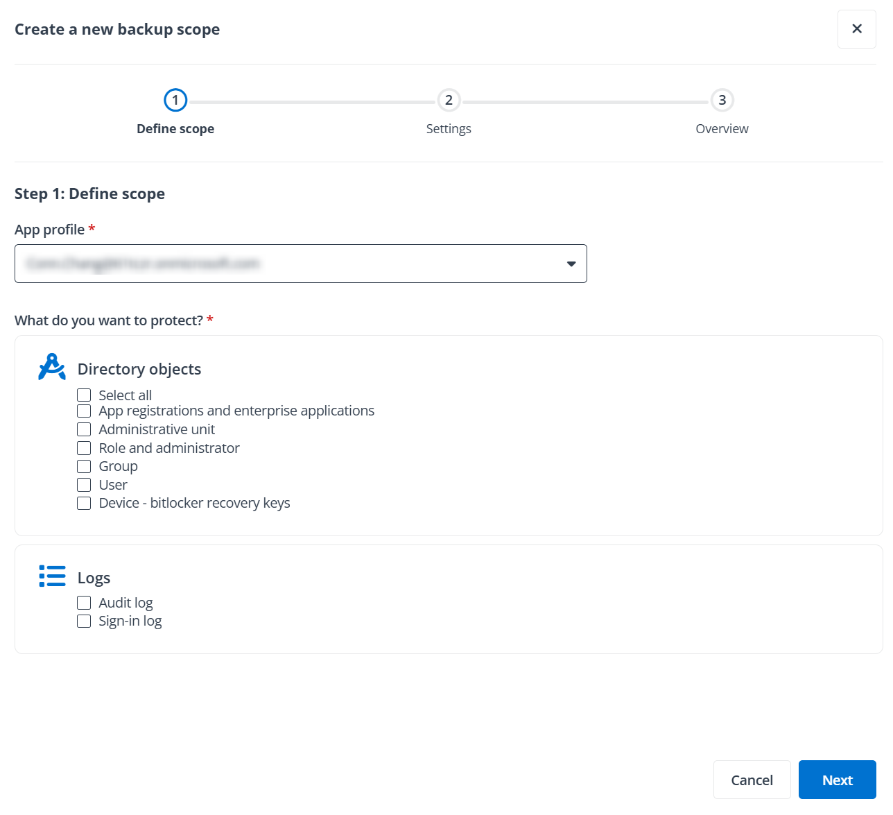 The Define scope step, The Define scope step,
