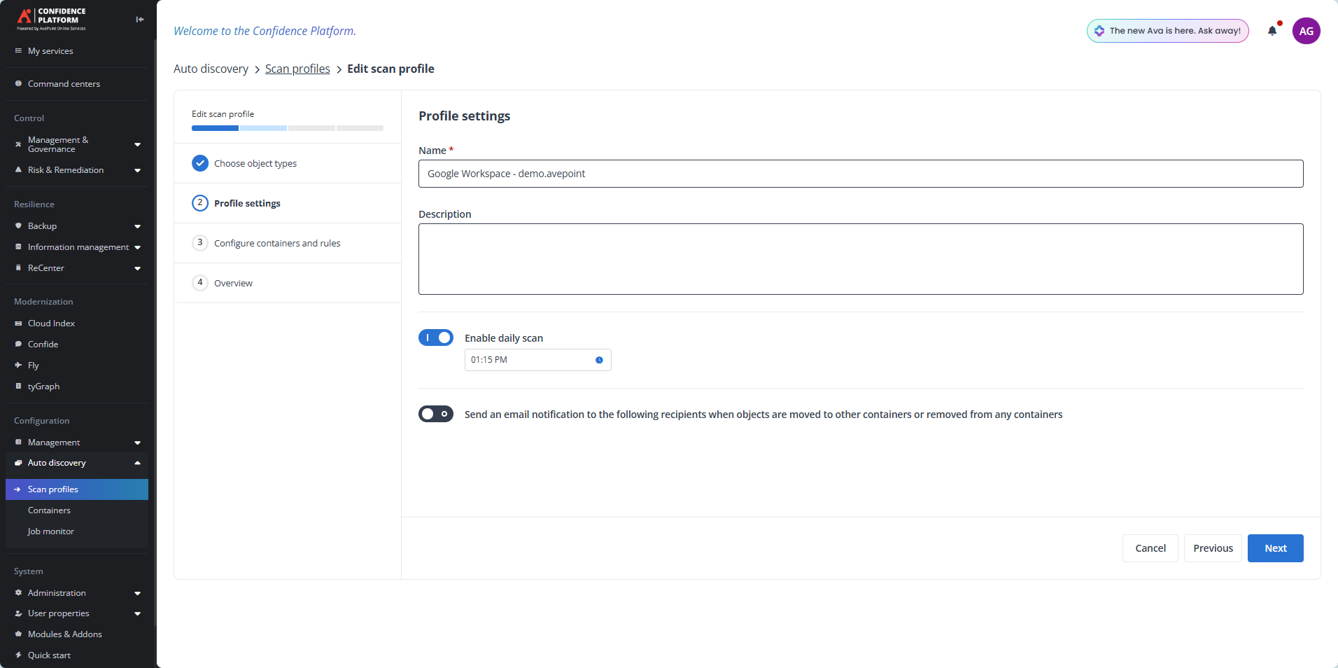 Ensure that you have enabled daily scan.