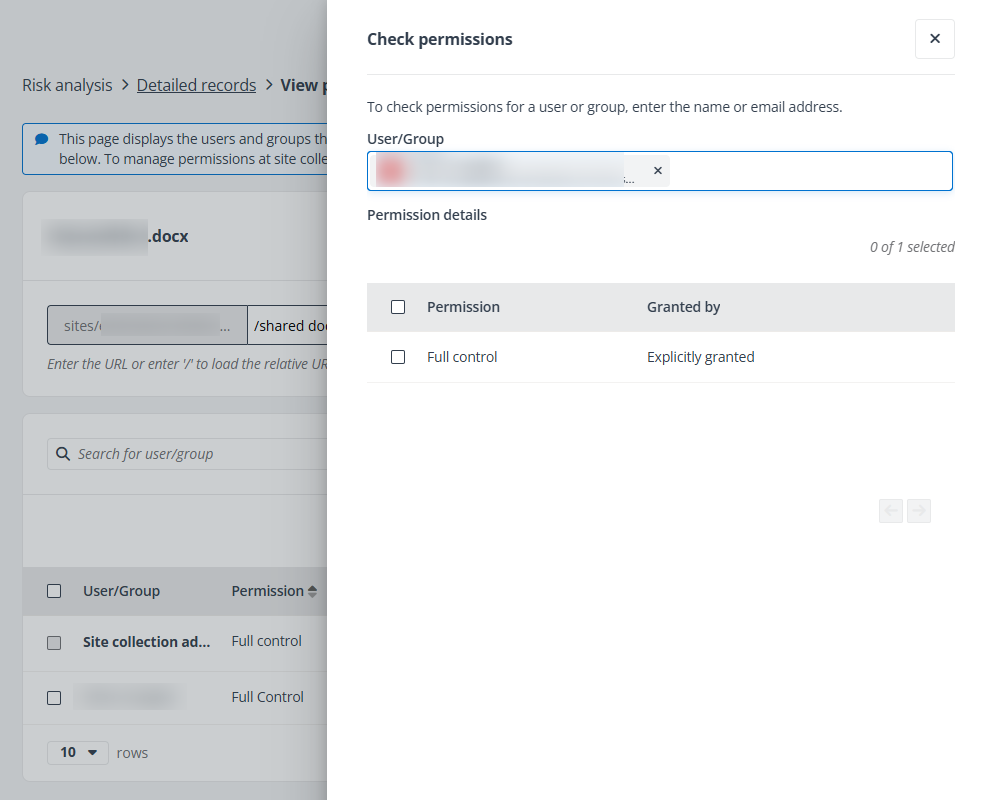 Check permissions window.
