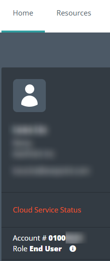 Check account information.