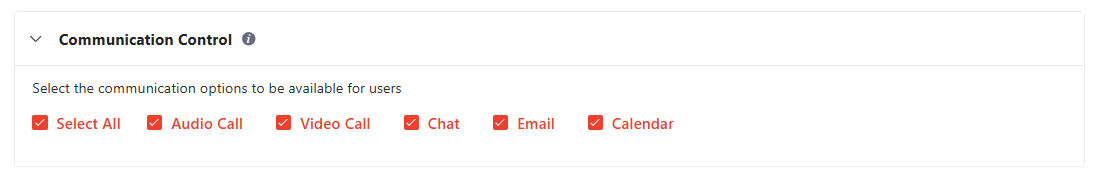 Communication Control.