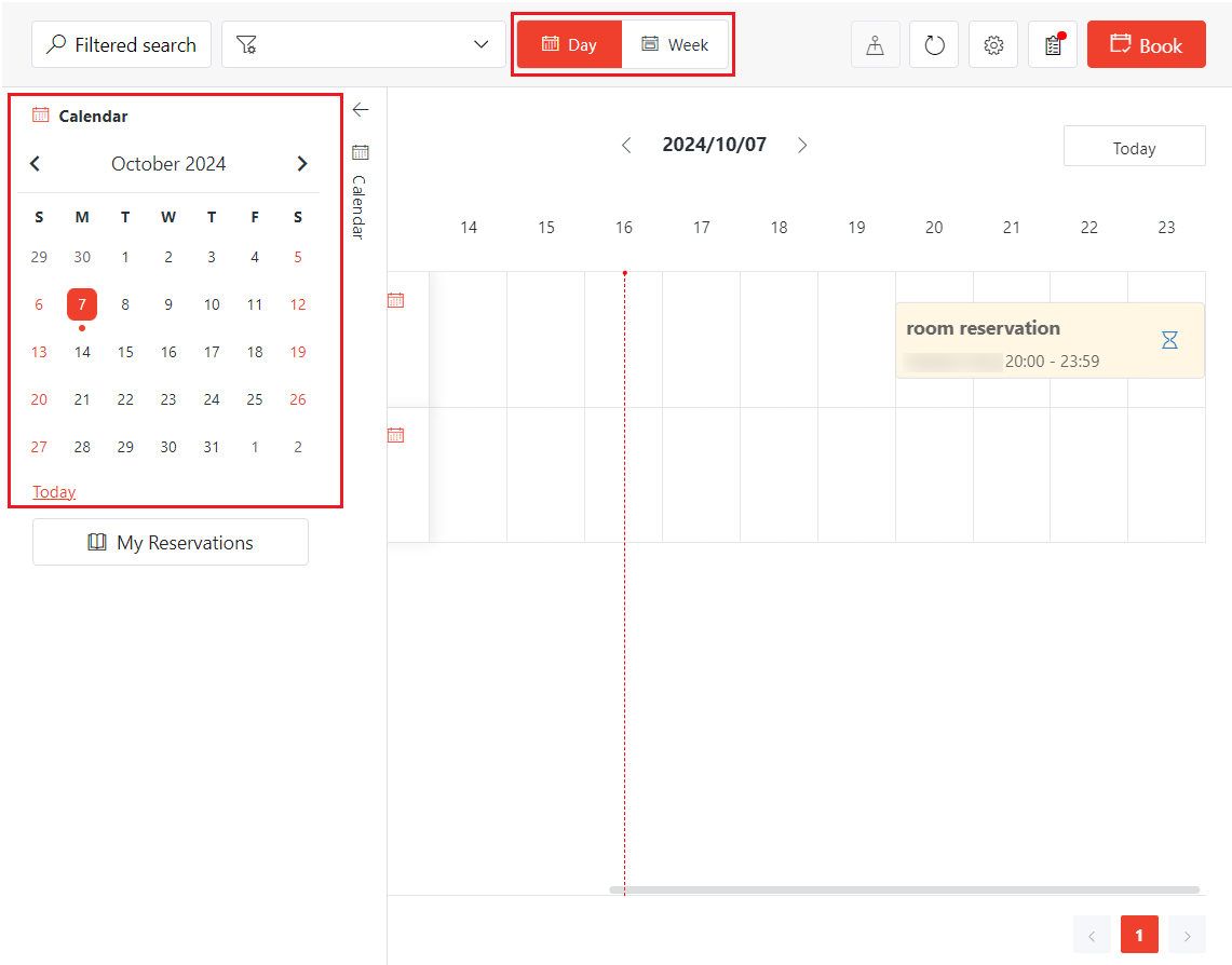 View calendar.