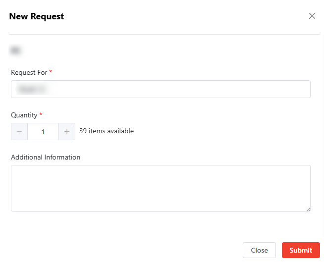 New request for long-term loan item.