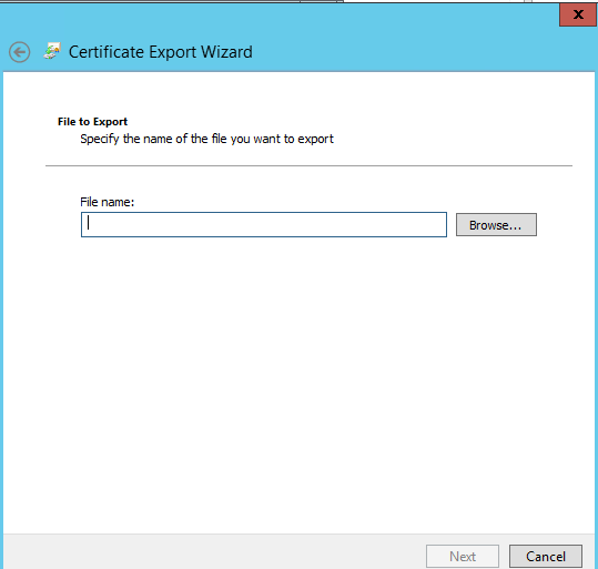 Specifying the file name.