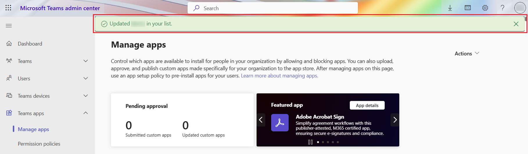 Successfully uploaded.