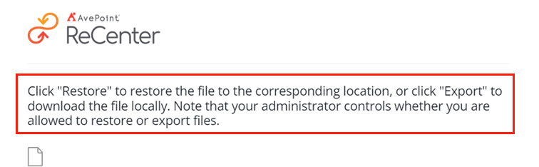 The content on the stub page