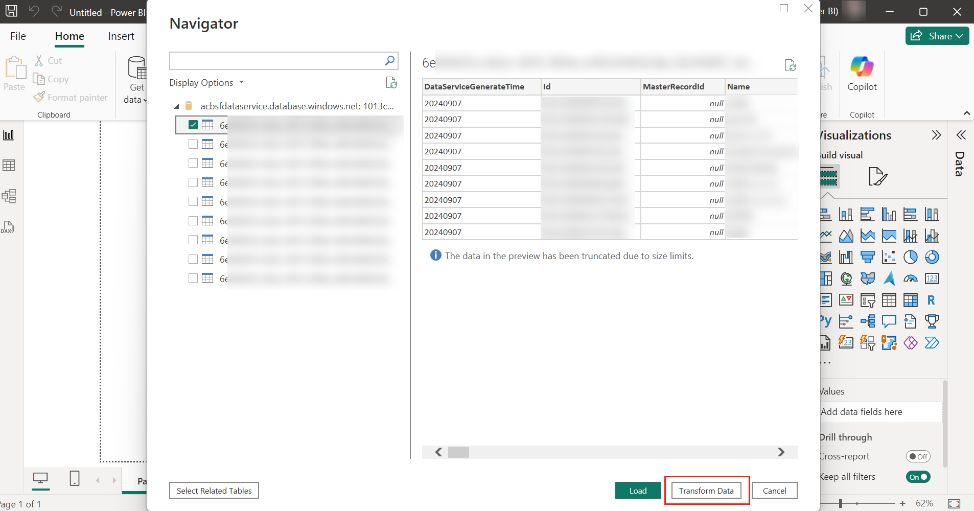 Transform Data. Transform Data.