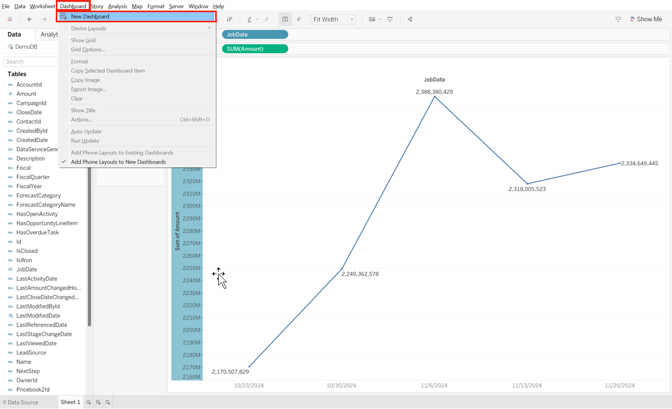 Dashboard > New Dashboard. Dashboard > New Dashboard.