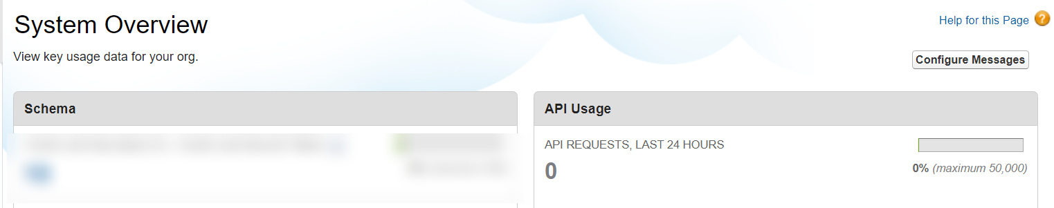 Salesforce > System Overview > API Usage. Salesforce > System Overview > API Usage.