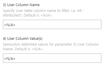 Dataset Parameters Dataset Parameters