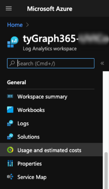 Homepage of Azure portal.