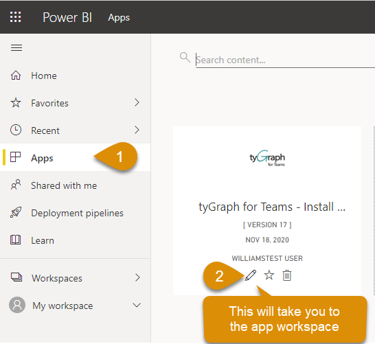 Click the Pencil icon.