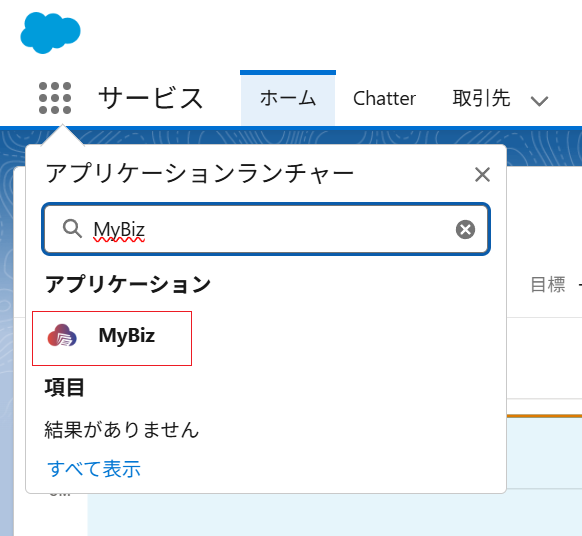 MyBiz Salesforce アプリ