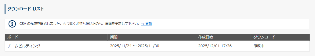 ダウンロードリスト ダウンロードリスト